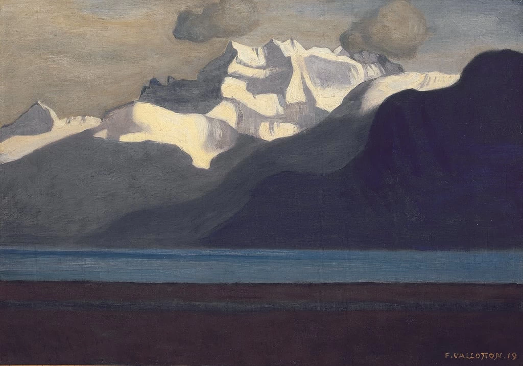 Lago di Ginevra e Dents - du, Midi, 1919